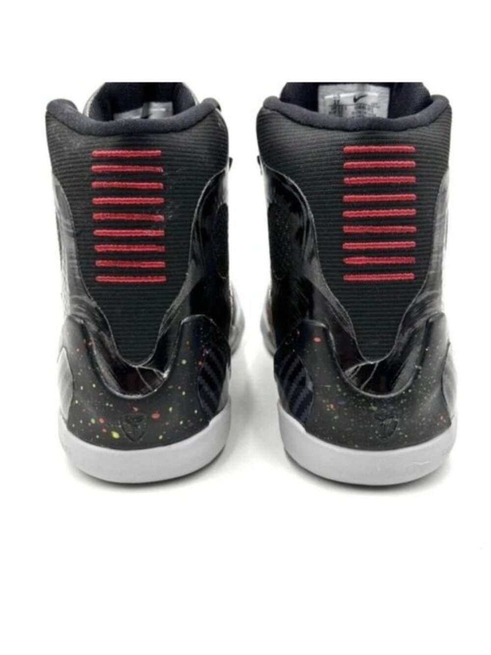 Nike Kobe IX Elite Youth 7Y Black And Metallic Basketball Silver 072026 - Picture 8 of 11